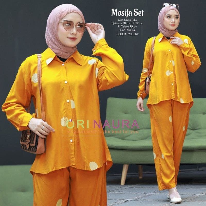 ONE SET MOSIFA / SETELAN RAYON / SETELAN PIYAMA / SET RAYON / PJAMAS / SETELAN WANITA KEKINIAN