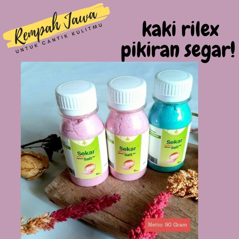 Garam  Rempah Mandi Rendaman Spa Produk Kecantikan Wanita