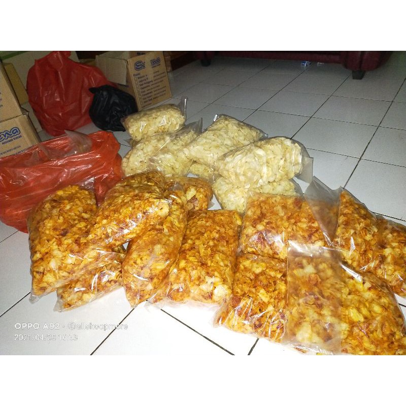 

keripik singkong ukuran ½kg rasa original asin