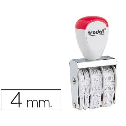 

NEW Trodat 1010 Stempel Tanggal Ukuran 4 mm TERLARIS