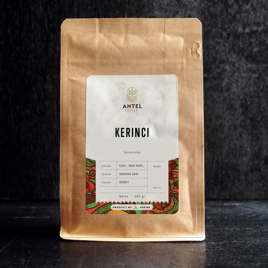 

KERINCI HONEY - 200 Gr BIJI KOPI ARABIKA - ANTEL PREMIUM COFFEE