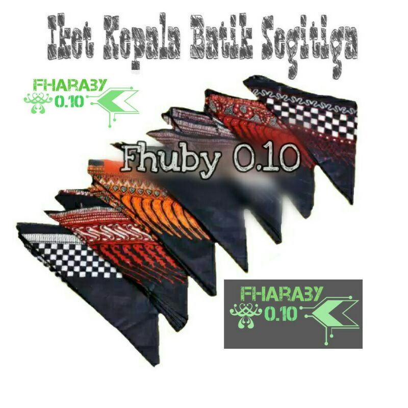 Iket Kepala Batik Segitiga - Slayer Batik Segitiga - Udeng Jawa Murah