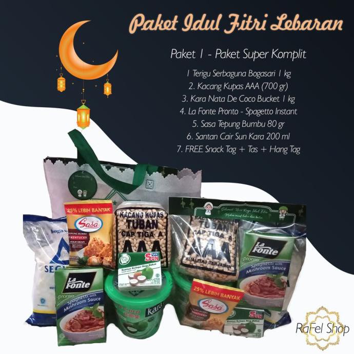 

Paket Lebaran 1 - Paket Super Komplit/ Parsel Lebaran Paket Djiboutishop