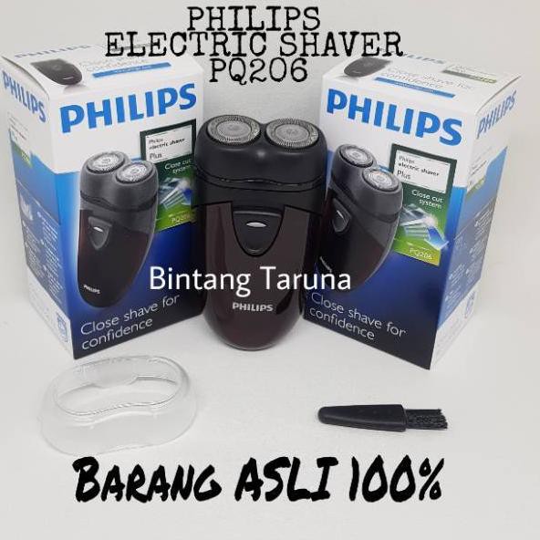 ✴ Shaver Philips PQ-206 Alat Cukur Kumis Philips PQ206 Elektrik Shaver ▼