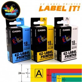 

Label Printer Tape Casio EZ- Label 18 mm