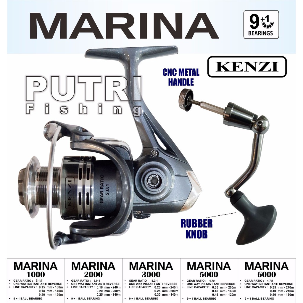 REEL KENZI MARINA 2000 3000 5000