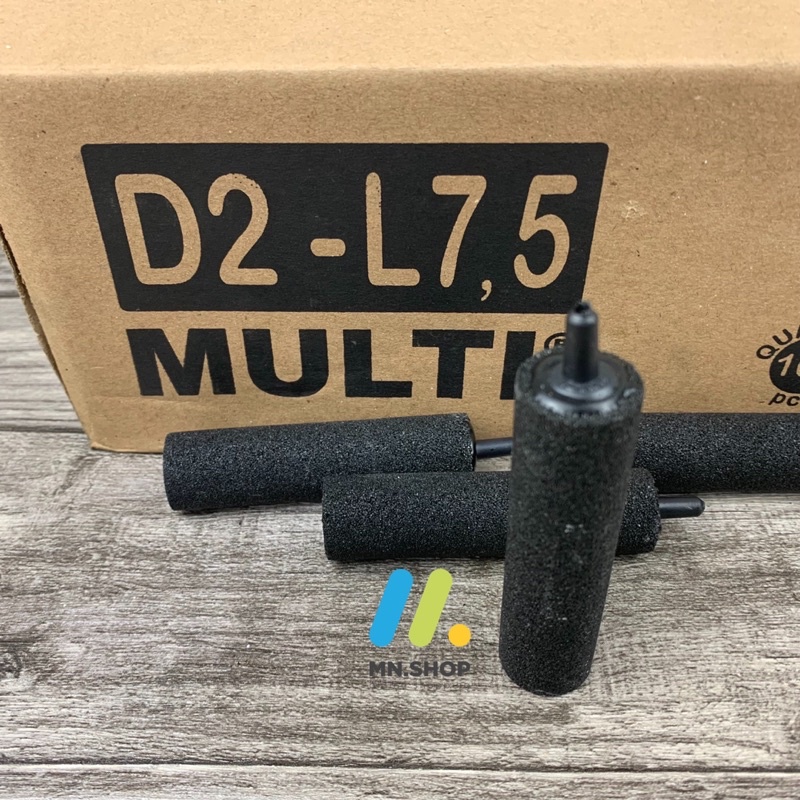 Airstone Multi D2-L7.5 Batu Aerasi/aerator Batu udara Batu Gelembung