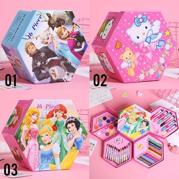 

SURIA MAKASSAR | CRAYON SET 46 PCS / CRAYON WARNA KARAKTER KARTUN / PENSIL WARNA ANAK / ALAT MELUKIS
