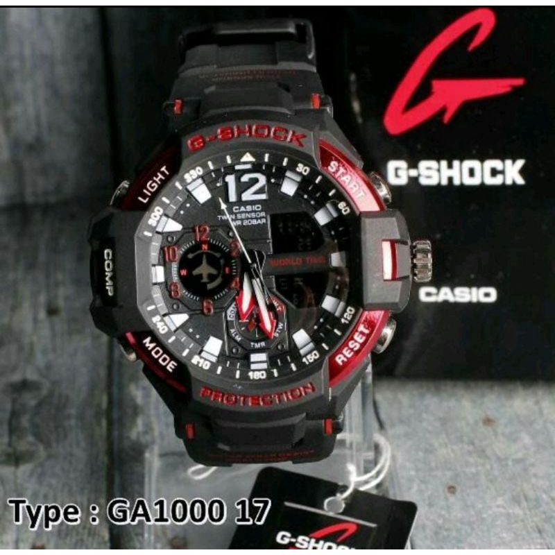 Jam Tangan_G_Shock_GA1000 Jam Tangan Dualtime Tahan Air