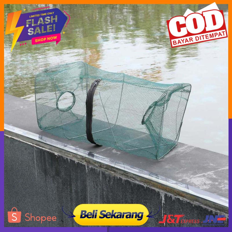 SANGEMAMA Jaring Pancing Ikan Udang Fishing Net 48x24x24cm - SCZ6194