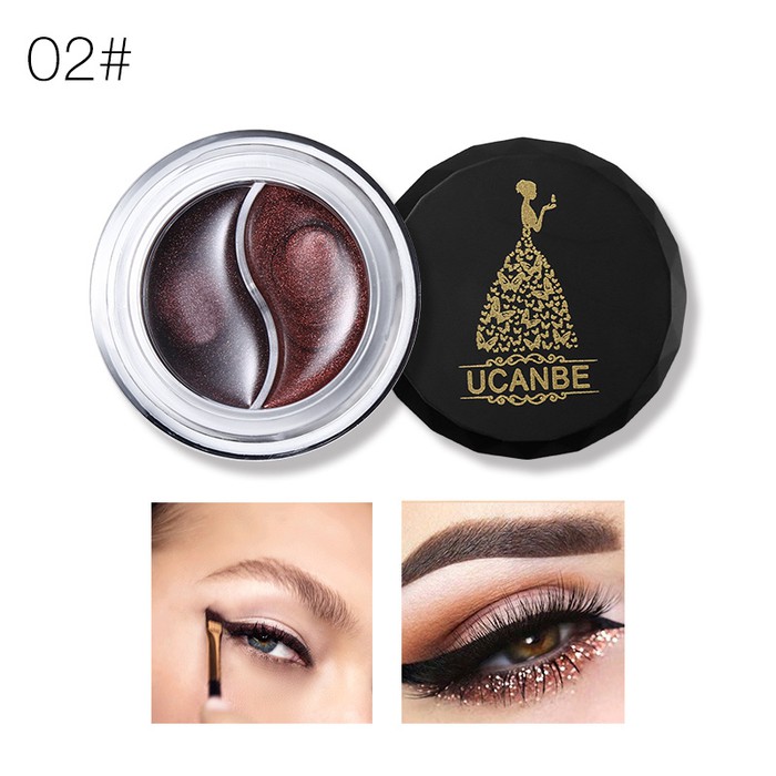 UCANBE 2 IN 1 Long-Wear Gel Eyeliner Duo - Dua