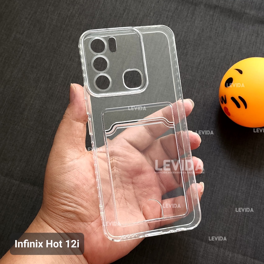 Card Case Bening Slot Kartu Case Infinix Hot 12i Infinix Hot 12 Infinix Hot 12 Play
