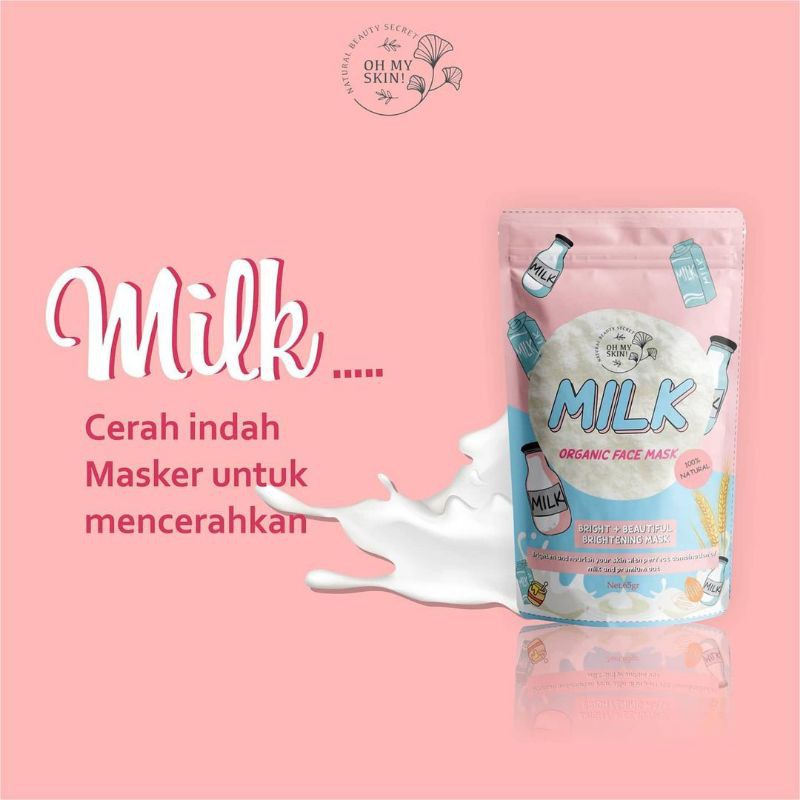 OHMYSKIN ORGANIK FACEMASK/ MASKER ORGANIK OHMYSKIN