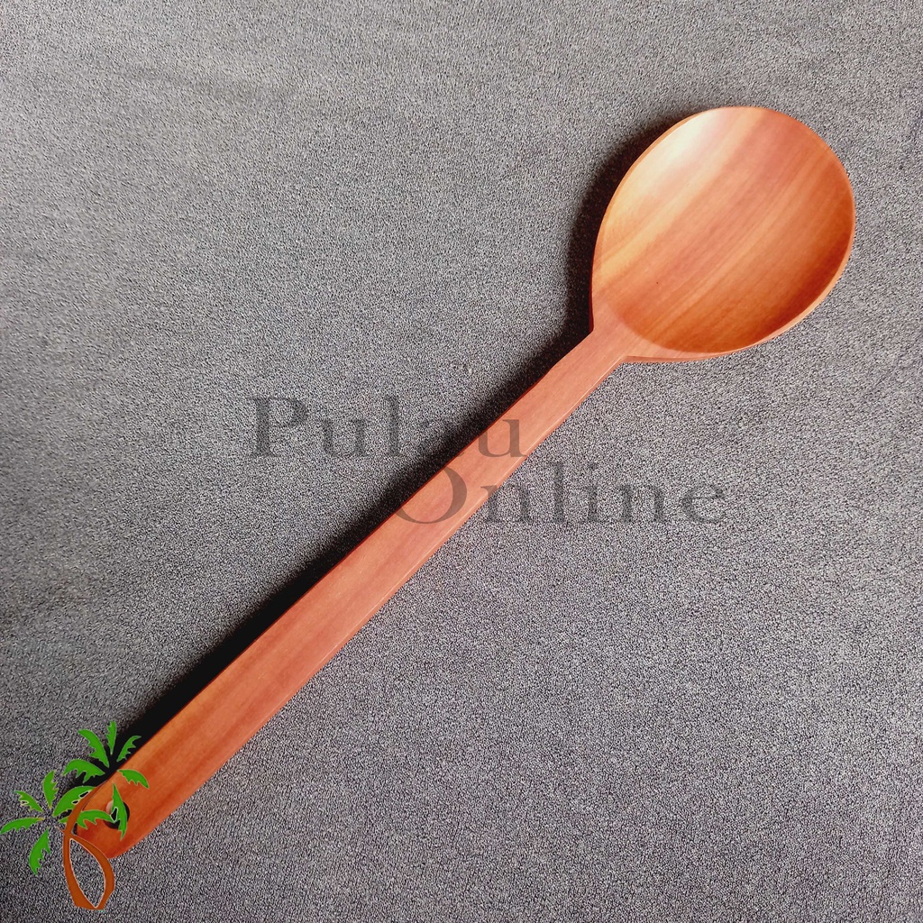 Spatula Kayu Sawo 30cm - Sodet Kayu  - Sutil Kayu Sawo