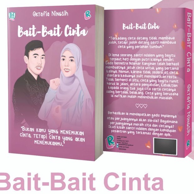 Buku Novel Bait-bait Cinta by Oktafia Ningsih - B4PER - Novel Original Free Sticky Note - Penerbit L