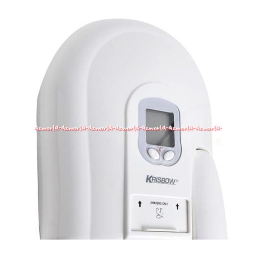 Krisbow Wall Hair Dryer Digital Pengering Rambut Menempel Pada Dinding Kris Hairdryer Model Hotel White Hair Dryer Warna Putih