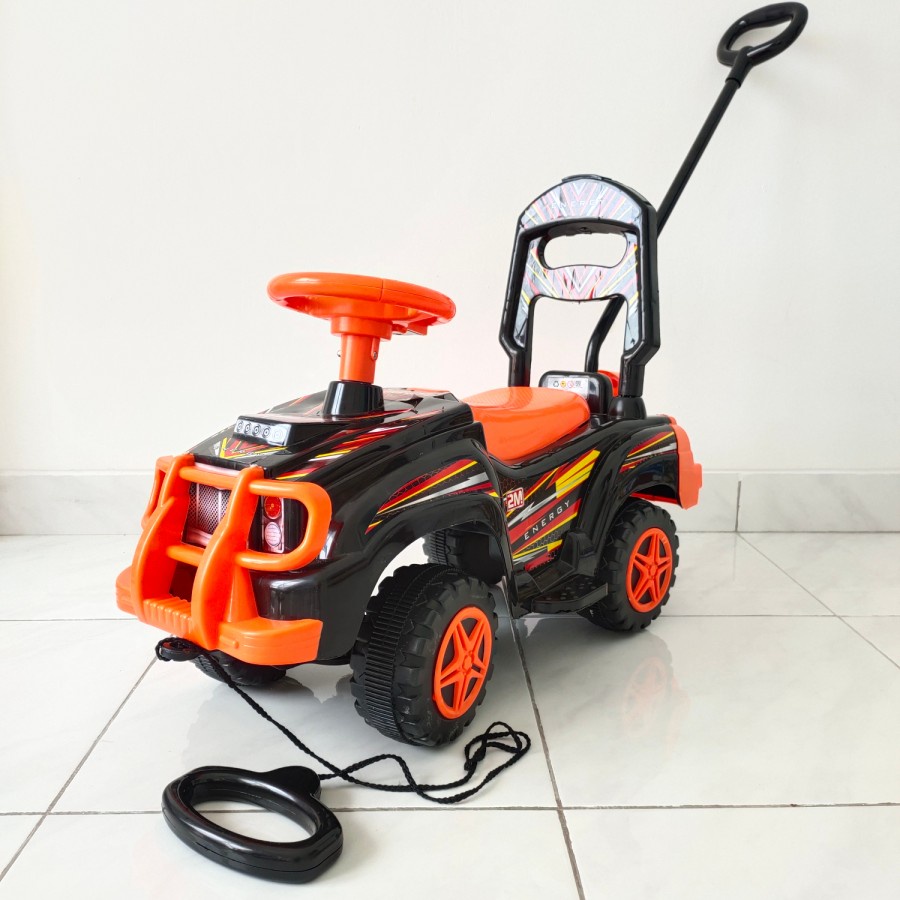 Mainan Anak Mobil Mobilan Dorong Roda Empat Ada Musik