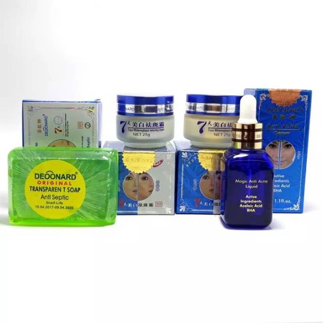 PAKET CREAM DEOONARD BIRU 4in1 ORYGINAL