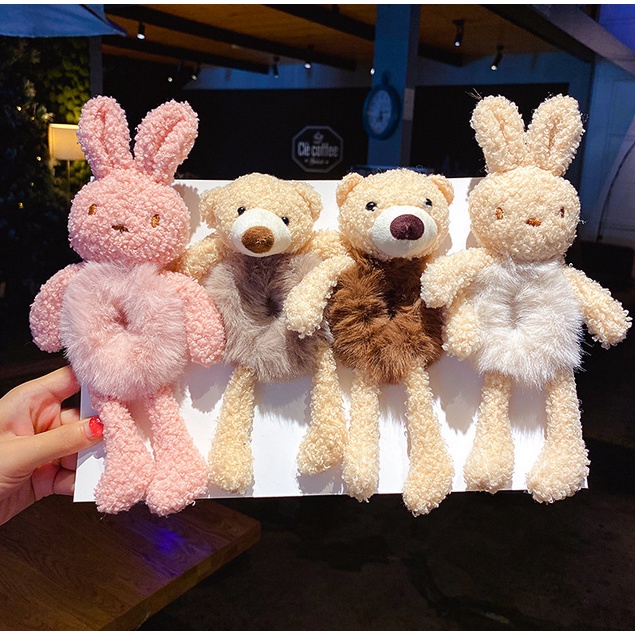 Ikat Rambut Korea Anak Perempuan Motif Karakter Hewan Kelinci Fashion Aksesoris Kunciran Rambut Lucu AK220