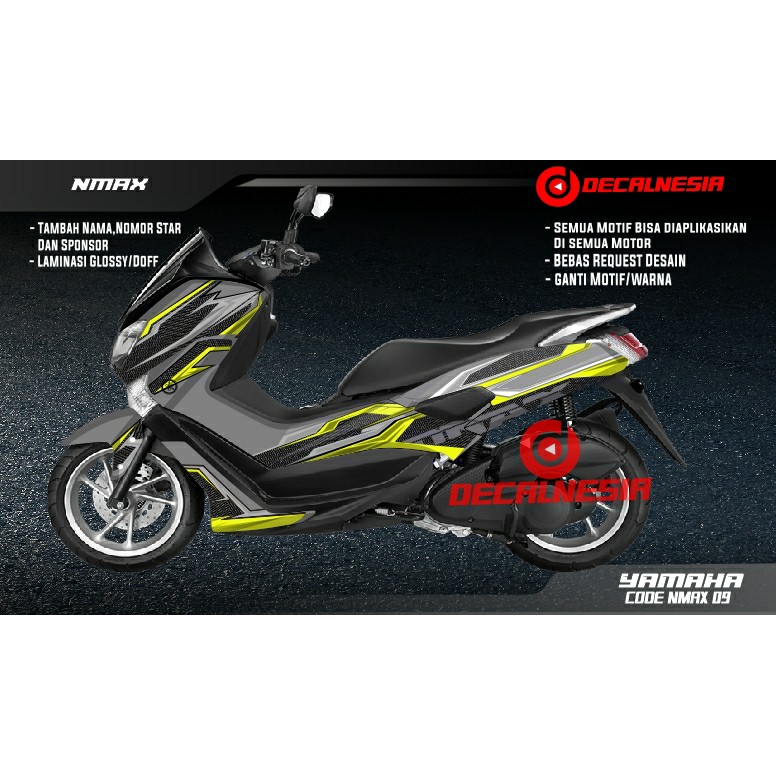 Decal Sticker Motor Yamaha Nmax Modifikasi Variasi Aksesoris Full Body