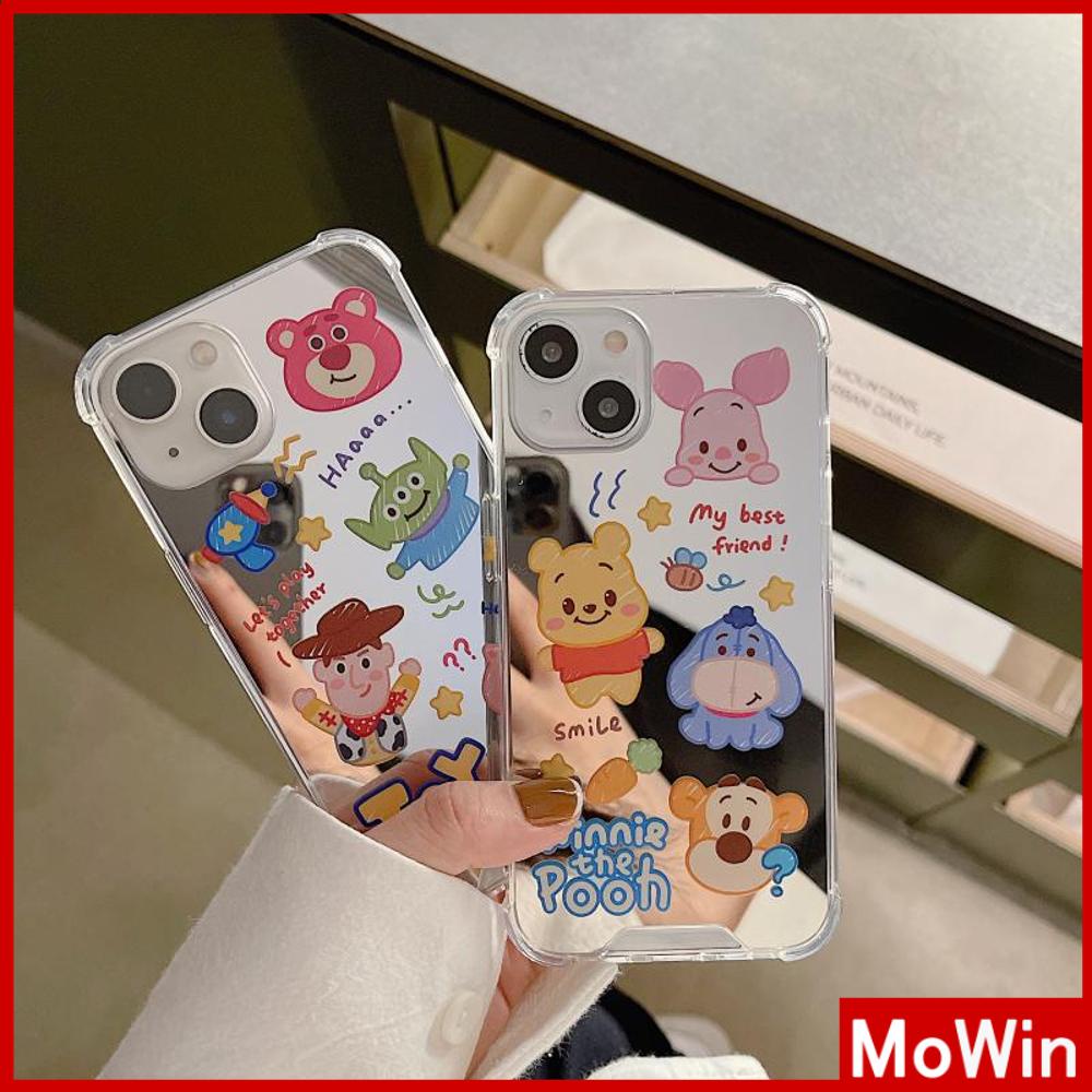 iPhone Case Acrylic Luxury Makeup Mirror Airbag Shockproof Protection Camera Cartoon Cute Compatible For iPhone 11 iPhone 13 Pro Max iPhone 12 Pro Max iPhone 7 Plus iPhone xr