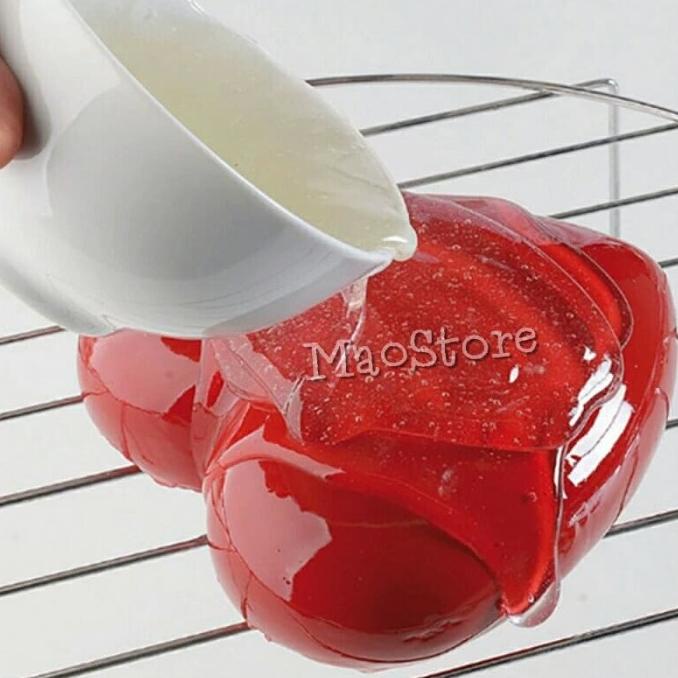 MAOSTORE LOYANG HATI LOYANG ENTREMET CAKE MIRROR CAKE HEART MOLD