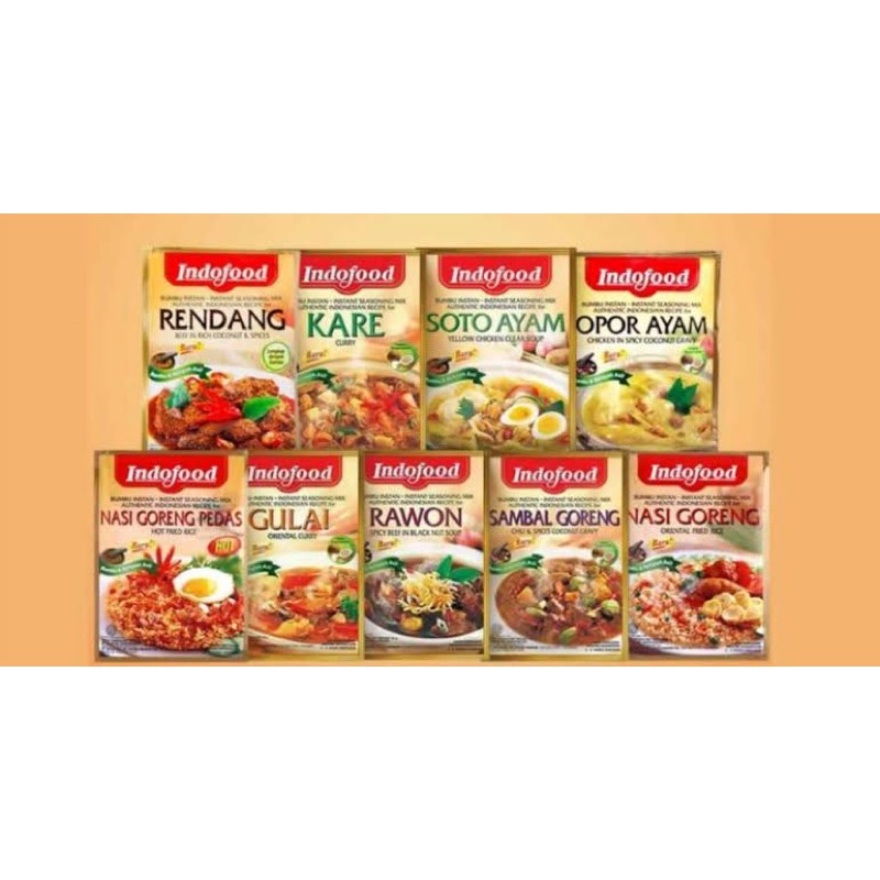 

INDOFOOD bumbu instant murah / bumbu instan indofood / bumbu siap saji