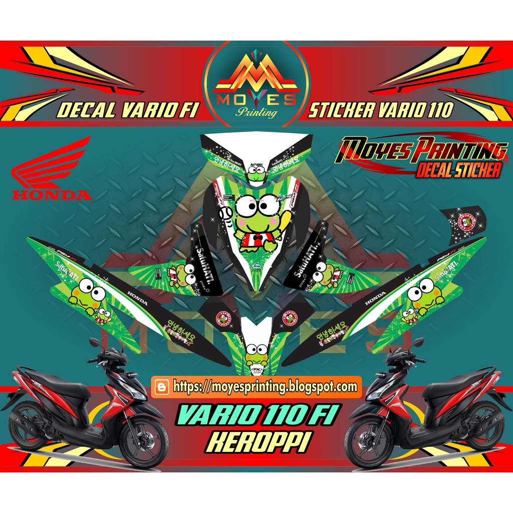 DEcal Stiker VARIO 110 Full Body - DEcal Full BODY VARIO Variasi Keren