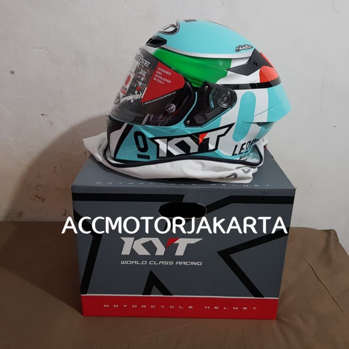KYT TT Course Replica Dalla Porta Leopard, Limited Edition SNI