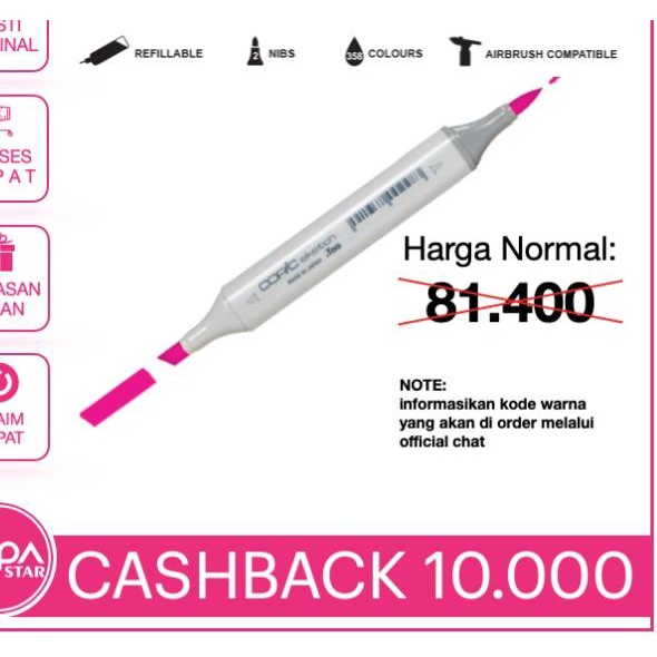 

➲ COPIC SKETCH Original Japan Marker ☂