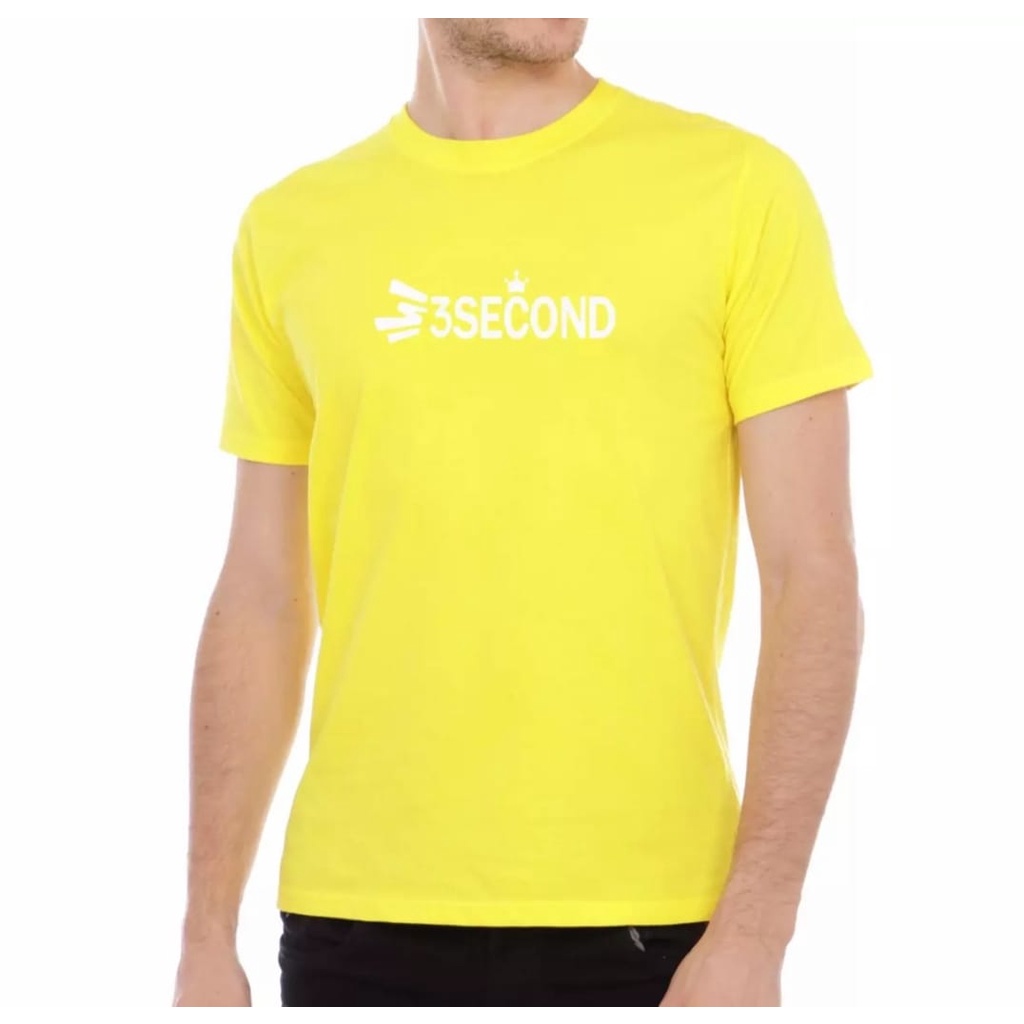 Kaos Distro 3SECOND Keren Terbaru  Quality Logo White Pakaian Distro Pria Wanita Murah Banget Best Q