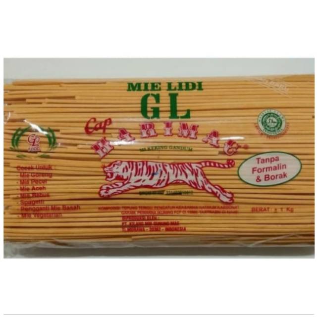 

Mie Lidi Mie Gomak GL Cap Harimau 1 Kg