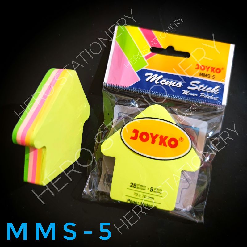 

Memo stick sticky note kertas joyko 5 warna panah arrow MMS-5