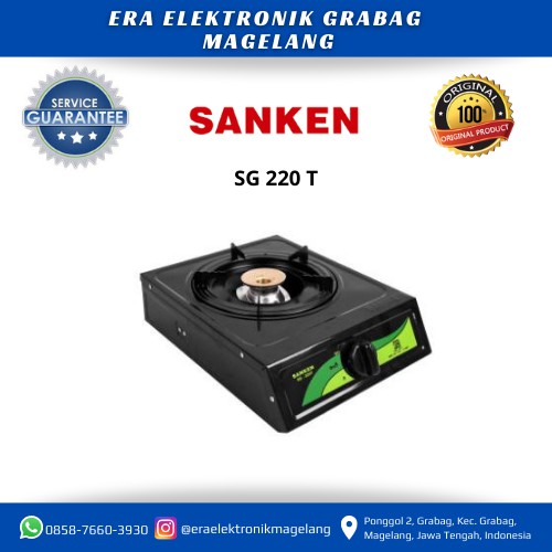 Kompor gas sanken murah 1 tungku SG 220 T