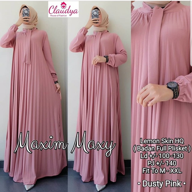 Maxim maxy dress plisket