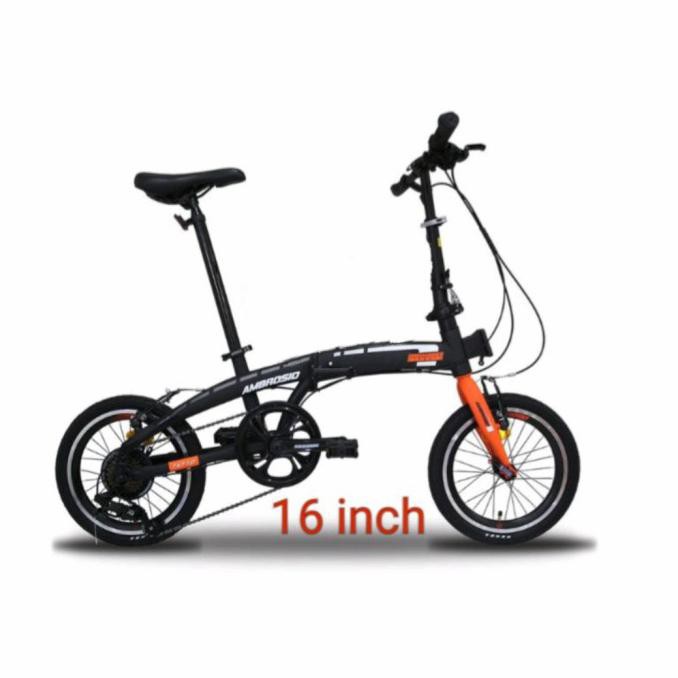 Sepeda Lipat Ambrosio 16 Inch Tx7 1.0 Kunestlestore