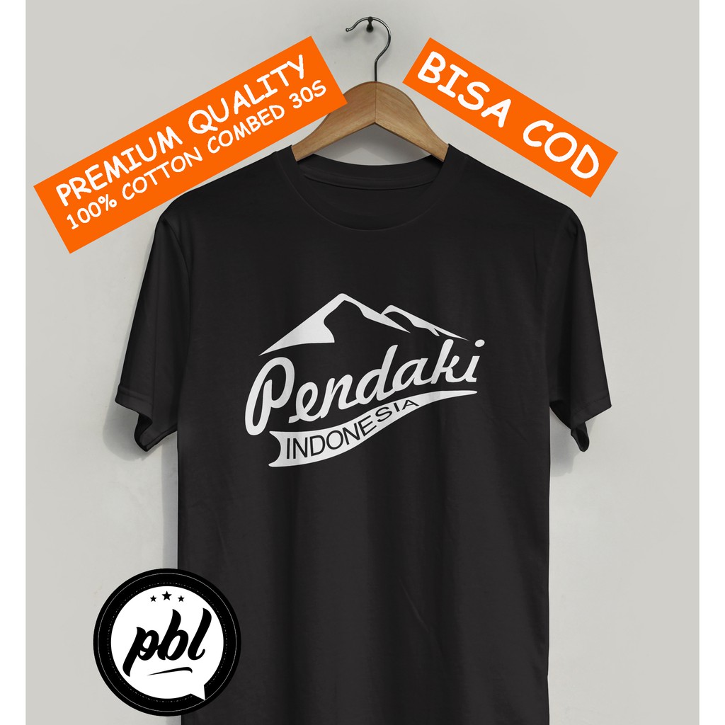 Kaos GUNUNG pria murah baju distro pria kaos pria PENDAKI INDONESIA