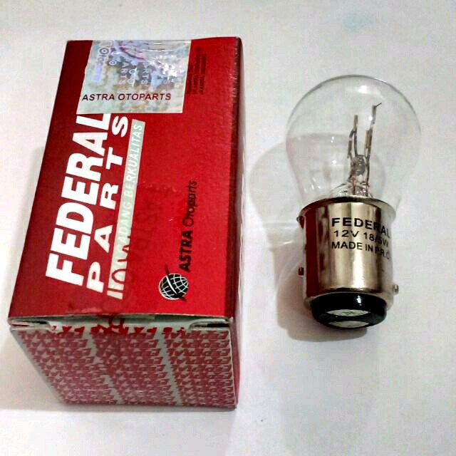 Bohlam Bola Lampu belakang Original Federal Astra lampu dop stop semua Motor