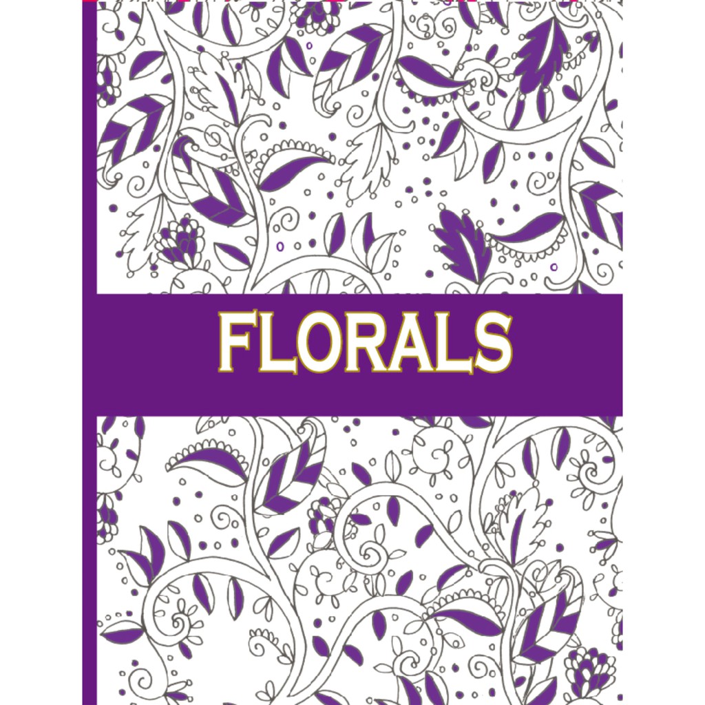 

My Craft ST 7786 Florals Colouring Book 32 pages