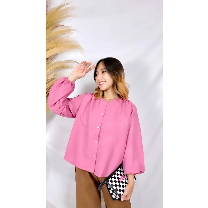 RX Fashion -  Loise Blouse Twistcone / Blouse Wanita -BN