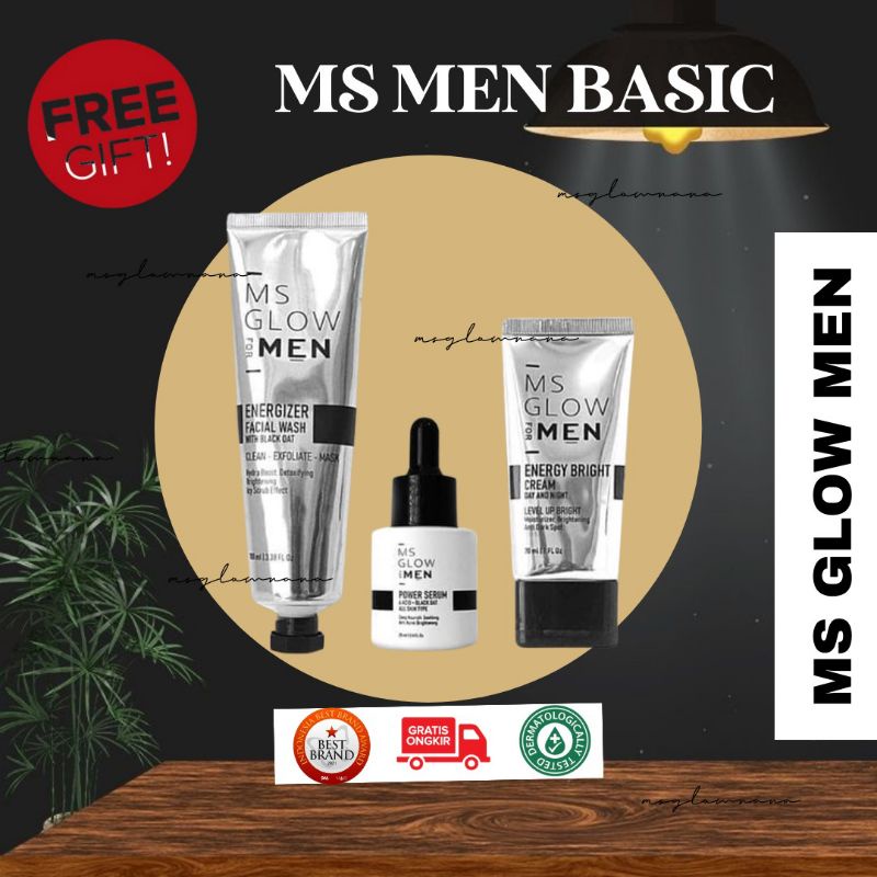 MS GLOW MEN | MS MEN PAKET BASIC