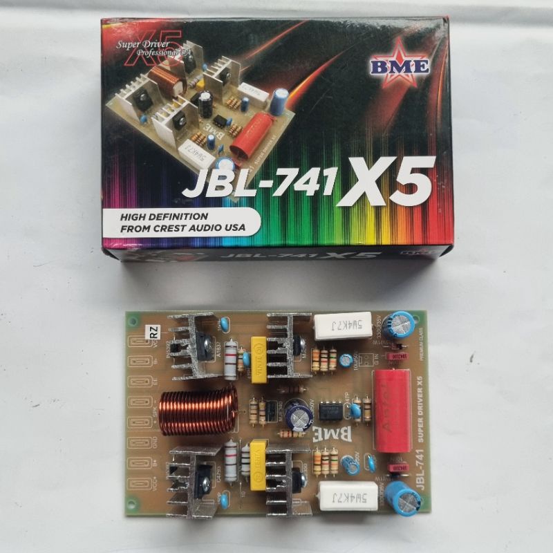 Kit Super Driver Power Amplifier JBL 741 X 5 Legend Master BME