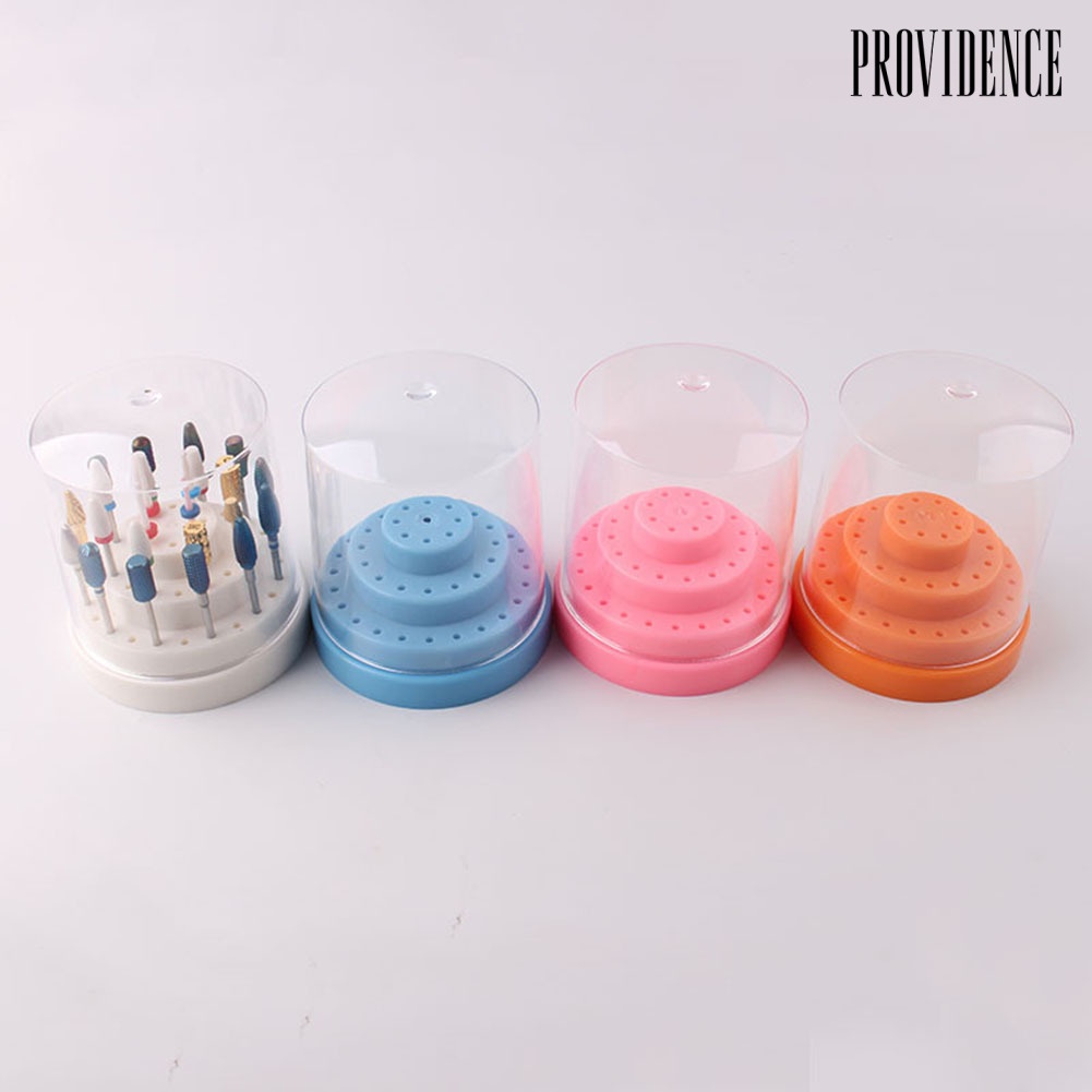 Providence Rak Stand Display Mata Bor Kikir Kuku 48 Lubang Portable Untuk Nail Art