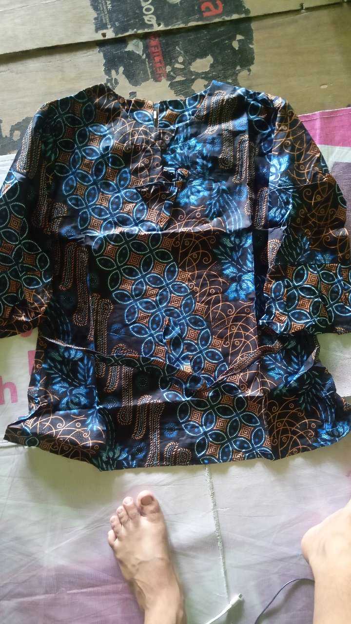 Batik Couple Seragam Batik Sania Ruffle Batik Couple Ori Ndoro Jowi Dnt Garansi Termurah Di Shopee