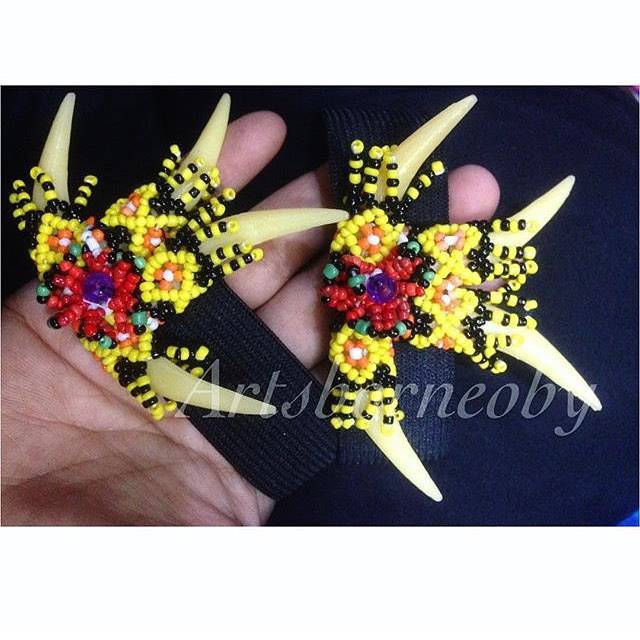 SET BAJU ADAT DAYAK TK CEWEK + AKSESORIS