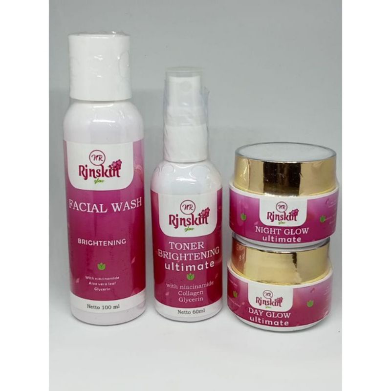 NR GLOW PAKET WHITENING SKINCARE PEMUTIH WAJAH