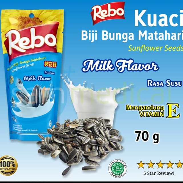 

REBO Kuaci Milk Flavor - Kuaci Rasa Susu