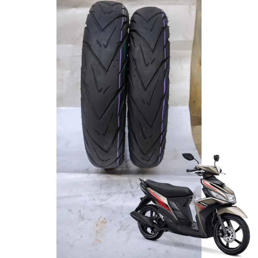 SEPASANG BAN MIO Z UKURAN 90/80 DAN 100/80 TUBLES FDR GENZI TERJAMIN