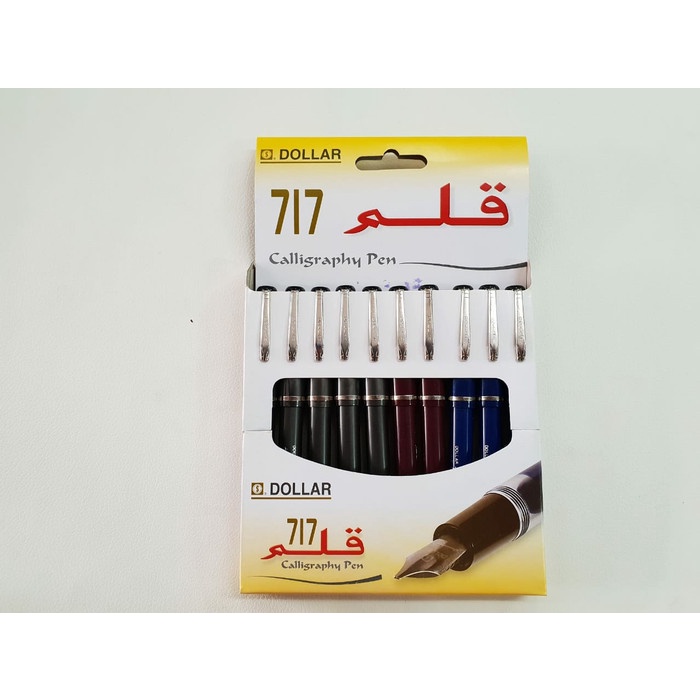 

kaligrafi-perlengkapan- pena tinta qallam khot kaligrafi arab, dollar fountain pen 717
