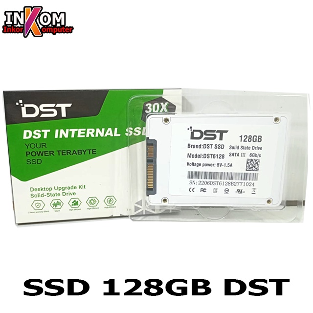 SSD Solid State Drive 128GB Sata 3 Merk DST